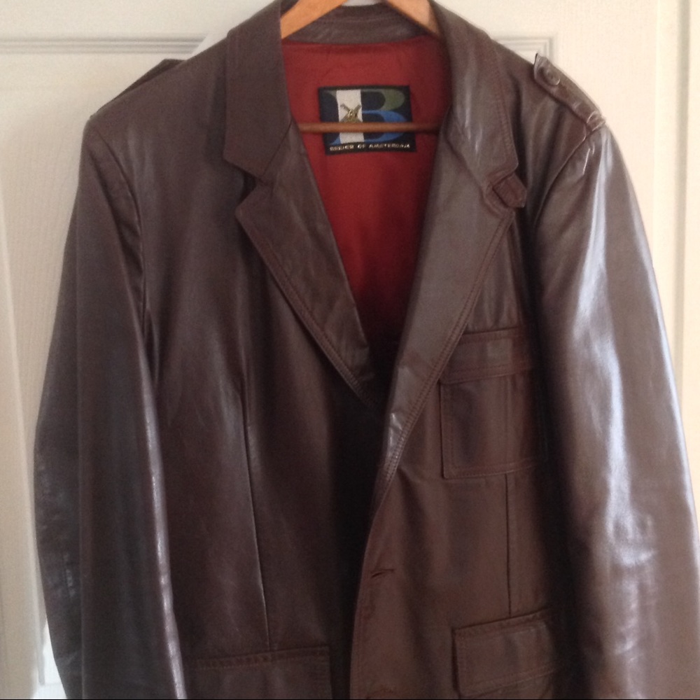 Leather Blazer